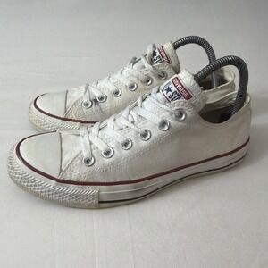 Converse Allstar Shoes Womens Size 9 White Canvas Low Top Shoe Men Sz 7 Lifting
